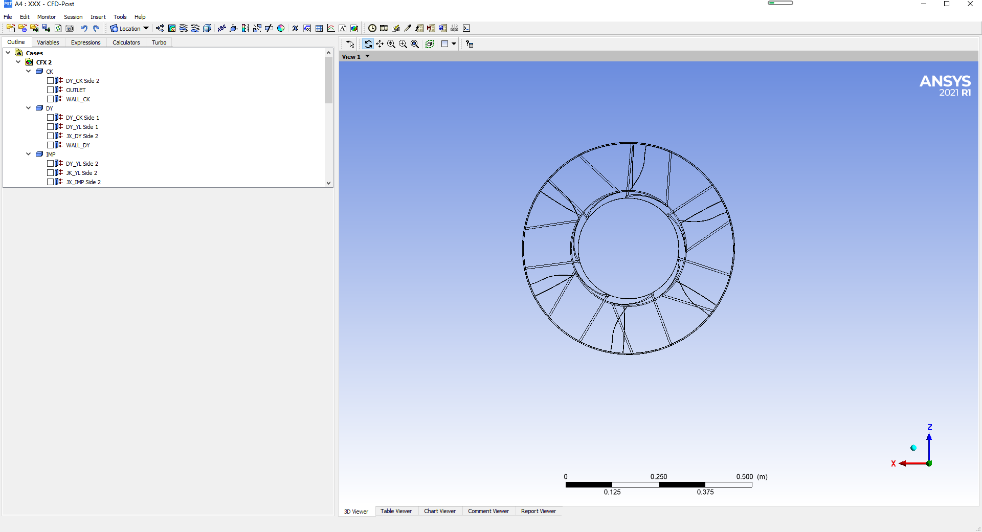 CFD-POST旋转机械快速获取计算结果的方法